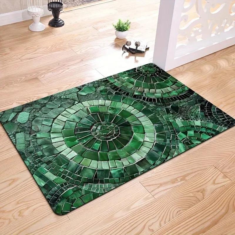 1PC Cute Dog Pattern Kitchen Rugs Non-Slip Home Door Mats Pop design Bathroom Rugs Bath Mat Carpet for Home Sink Laundry Decor