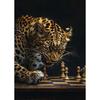 Tiger Vs Lion Chess Raccoon Chimpanzee Bear Leopard Canvas Painting Poster Print Motivational Wall Art Pictures Room Home Decor