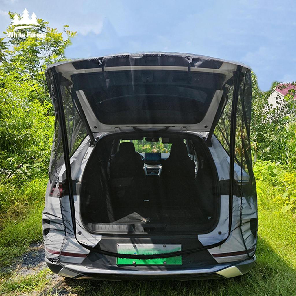 Car Tailgate Mesh Screen Easy To Install Sturdy High Density Multipurpose Ventilation Trunk Mesh Cover for Truck Automotive