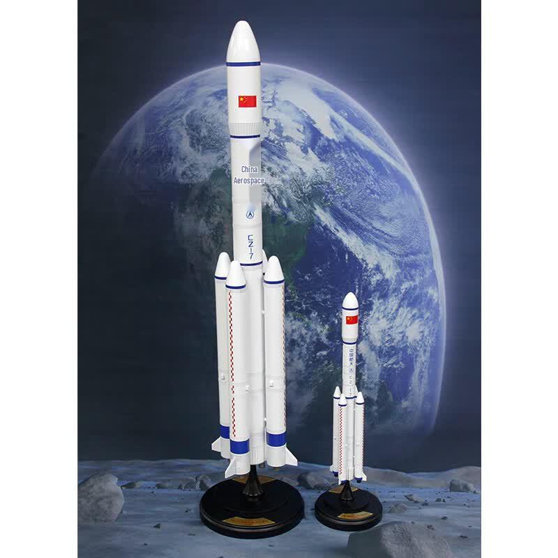 Long March 7 Alloy Rocket Model