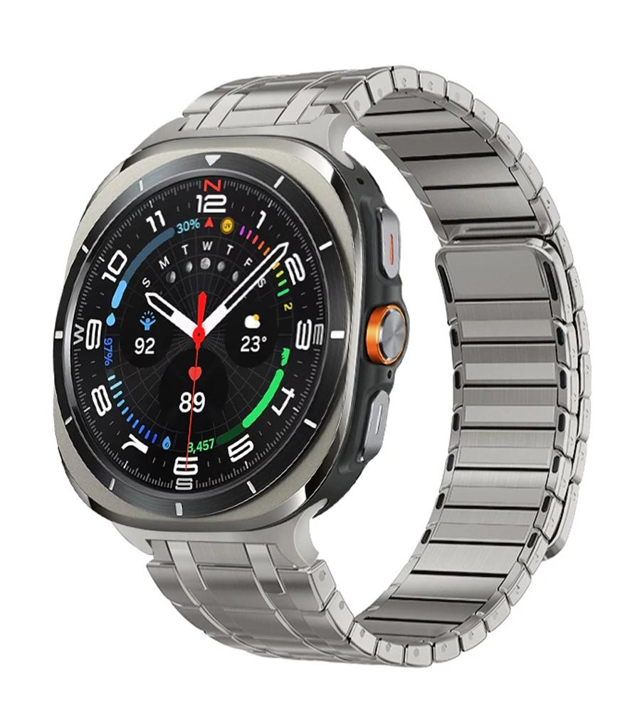 Stainless Steel Magnetic Band for Samsung Galaxy Watch Ultra 47mm Men Loop Strap Luxury Bracelet for SAMSUNG GALAXY ULTRA 47MM