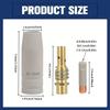 Pack of 30 Metal MIG Welding Torch Nozzles with Heat Dissipation Design and Durable Coating for TIG 15AK MAG Compatibility