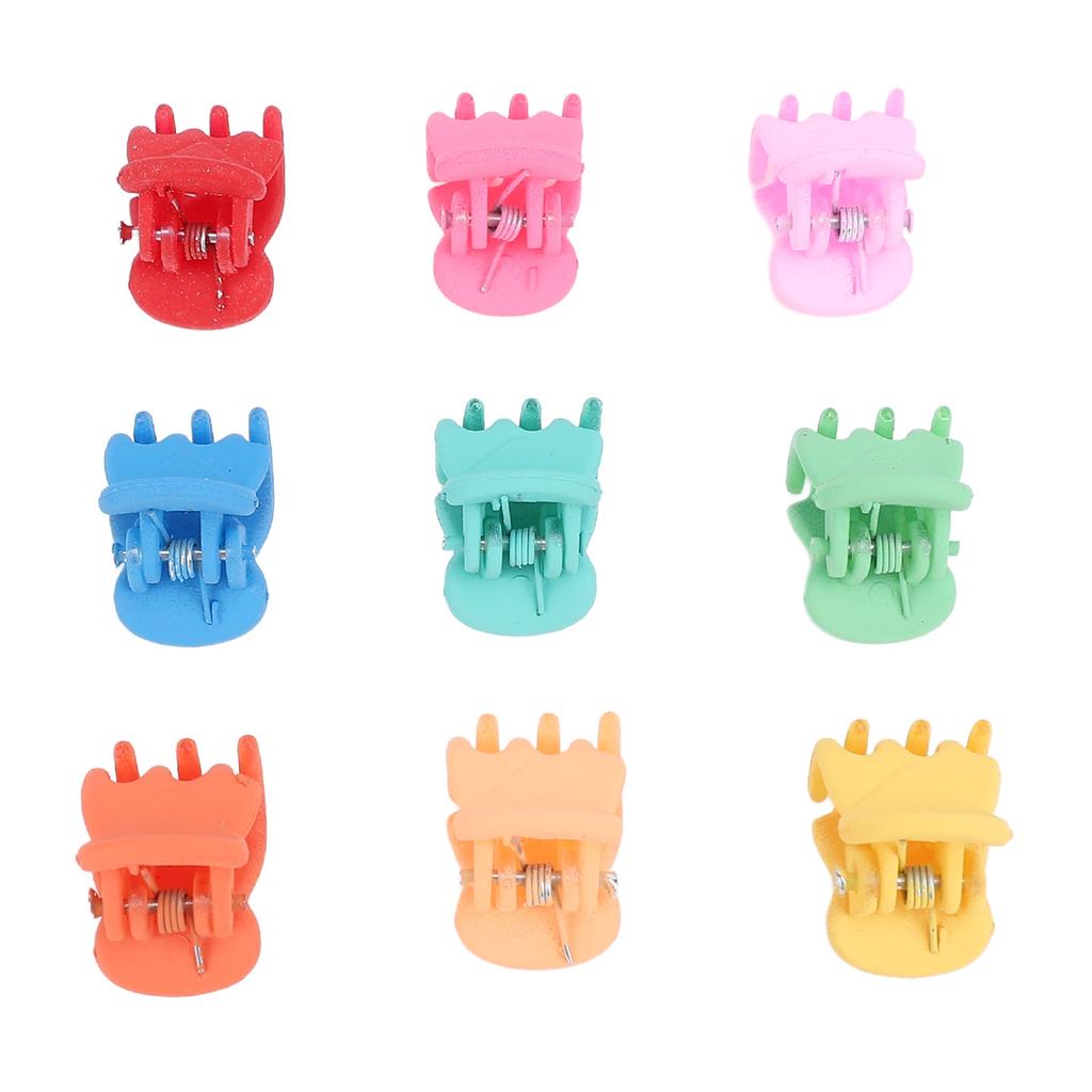 100pcs Mini Claw Clips Tiny Cute Hairpin Hair Accessories Children Mix Color Hair Clamps for Girls