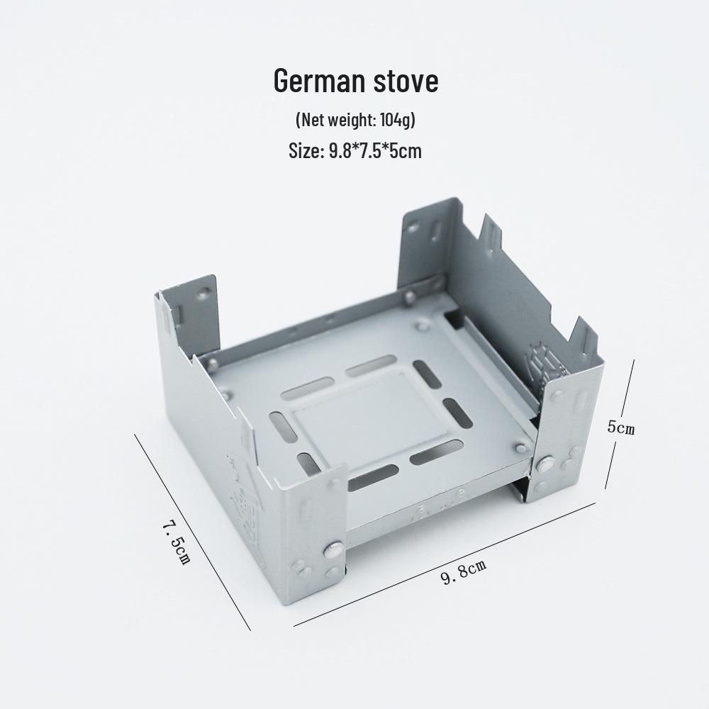 Portable Folding Alcohol Camping Stove - German Solid Fuel Cookware