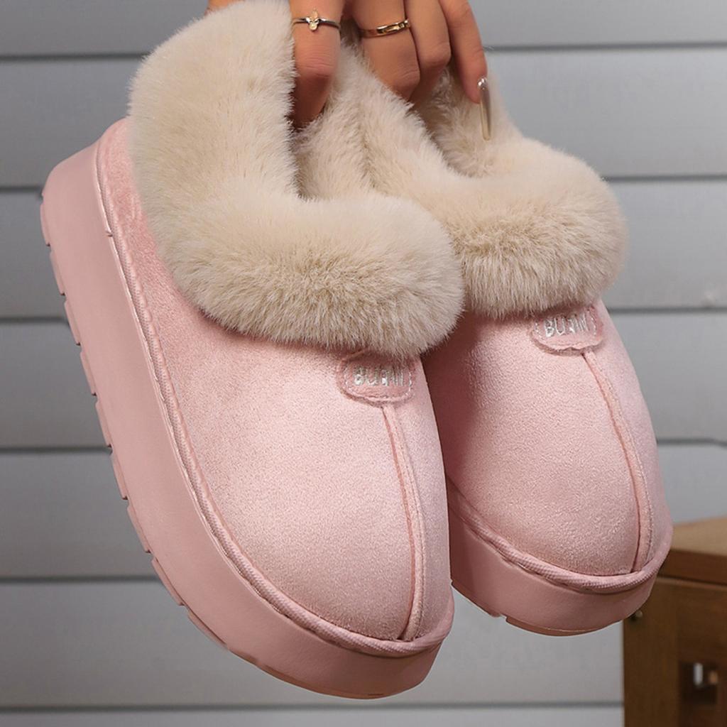 Velvet Shoes for Autumn and Winter Fashion, I Slippers for Men and Women, Couple Style, Indoor and Outdoor Fashion, Warm Shoes