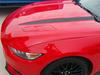 2Pcs Matt Black Car Hood Graphics Stripes Sticker For Ford Mustang 2015 2016