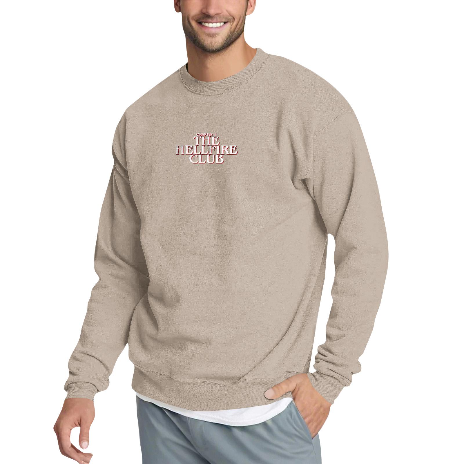 

Мужское свободное худи с принтами из фильмов и телешоу XL бежевый