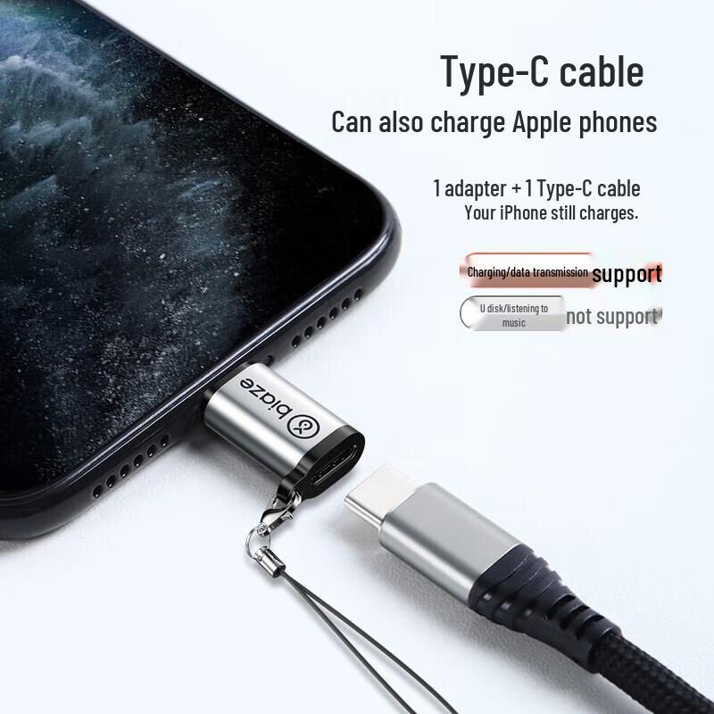 Адаптер BIAZE Lightning на USB-C
