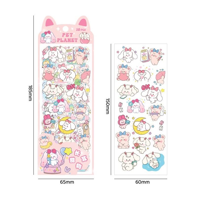 10 Yaprak Scrapbooking Malzemeleri Eşyalar Çıkartmalar Kitap Scrapbook Albüm Süslemeler Pegatinas Defter Kağıt Çıkartma Kendin Yap Sanatları için