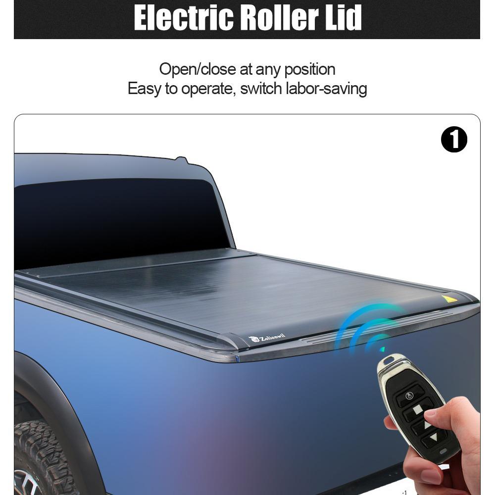 Ram1500 Tundra Ram2500 Rear Trunk Lid Roll-Up Cover for Cross-Border Trade