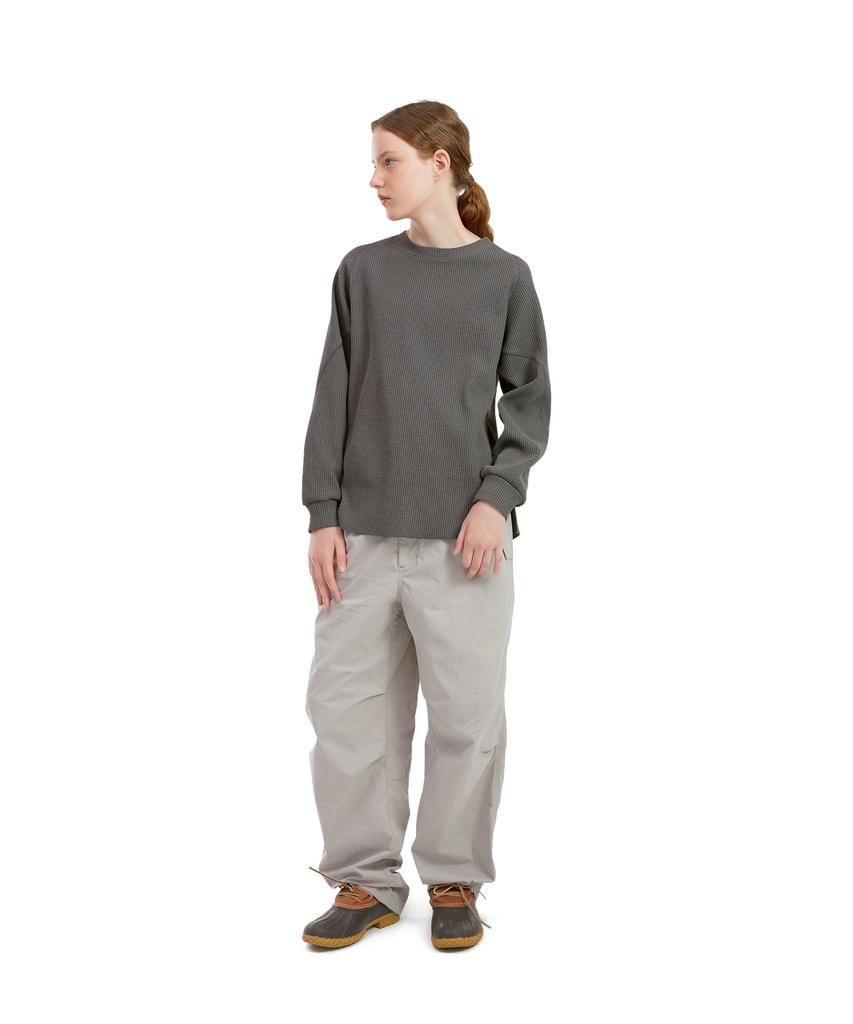 Sseonleobeutueo Aero Waffle Ls Tee Charcoal