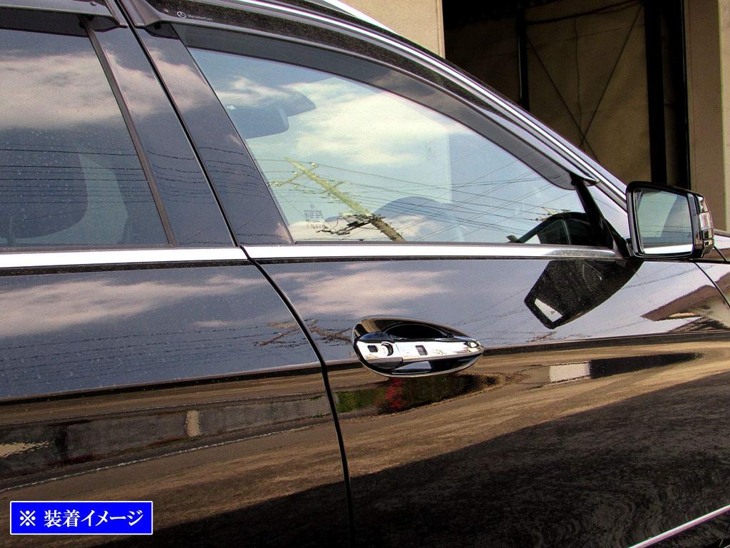 BRIGHTZ Chrome Door Handle Covers and Knobs for Station Wagon W204 Set Fits C-Class (GLK-NOBU-A1B1C1) - A, C180, C200, C250, Lorinser, BRABUS,