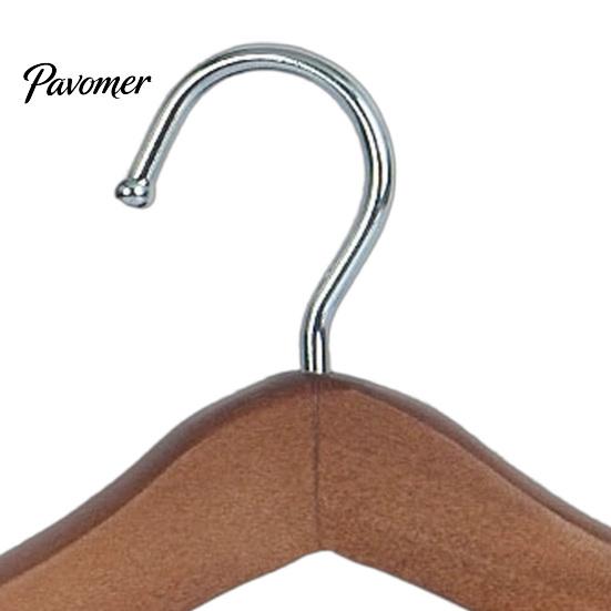 Decorative Pet Clothing Hanger Wood Clothes with Metal Clip, Non-Slip Mini Hanger, Small Garment Rack Accessories Simple Style Stand for Apparel