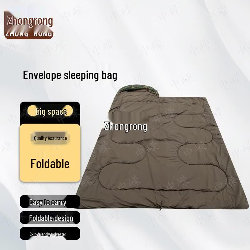 Zhongrong Envelope-Style Camping Sleeping Bag