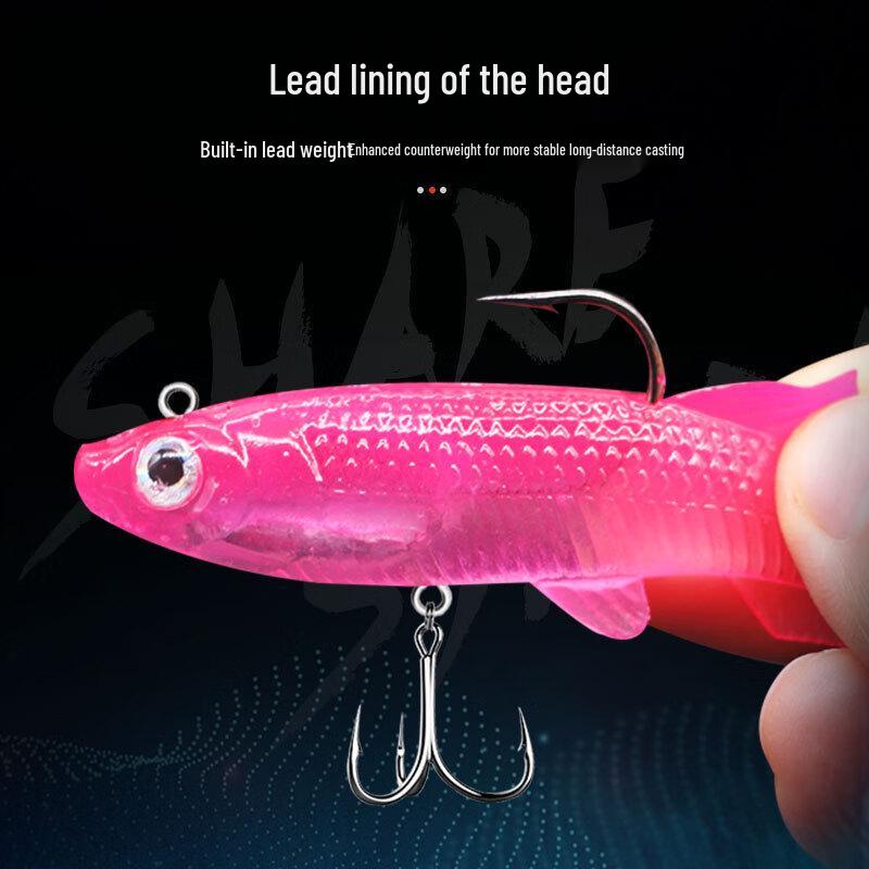 T-Tail Lead Soft Fishing Lure