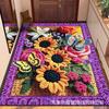 3D Flower Carpet Irregular Flower Shaped Water Absorbing Quick Drying Floor Mat Dirt Resistant and Wear-resistant Foot Mat