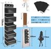 Whonor Wall Large Capacity Storage Pocket by a Professional Features Transparent for Storing Small Items like Stuffed Includes 3 Elastic Hooks Pocket,