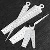 6pcs High Accuracy Steel Gaps Gauges Lab Grade Gaps Measurement Tool for Machinery Maintenance & Technical Inspections