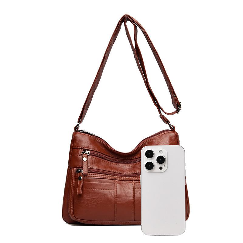 Urban Minimalist Pu Crossbody Bag For Women With Multiple Pockets For Everyday Use