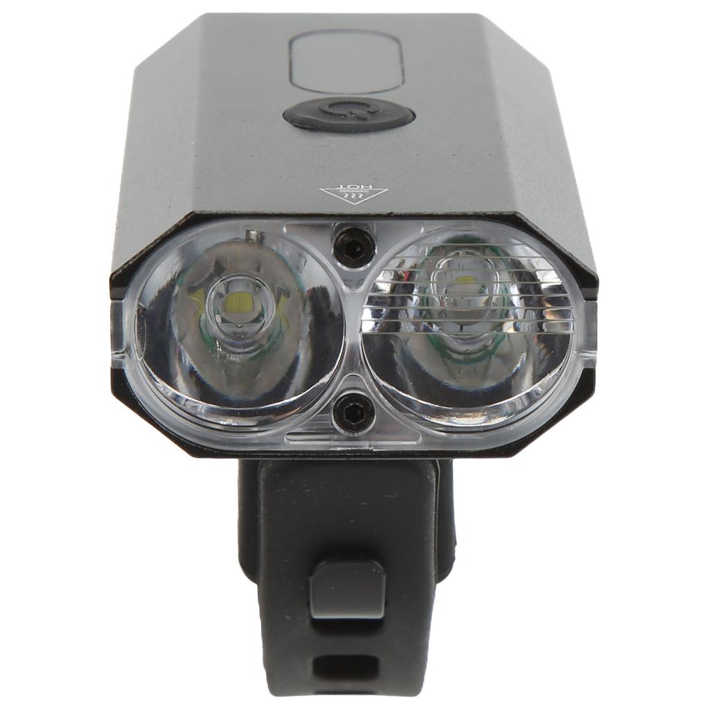 MEROCA Bicycle Headlight USB Rechargeable Bike Front Light Power Display Bicycle Lights for Night Riding