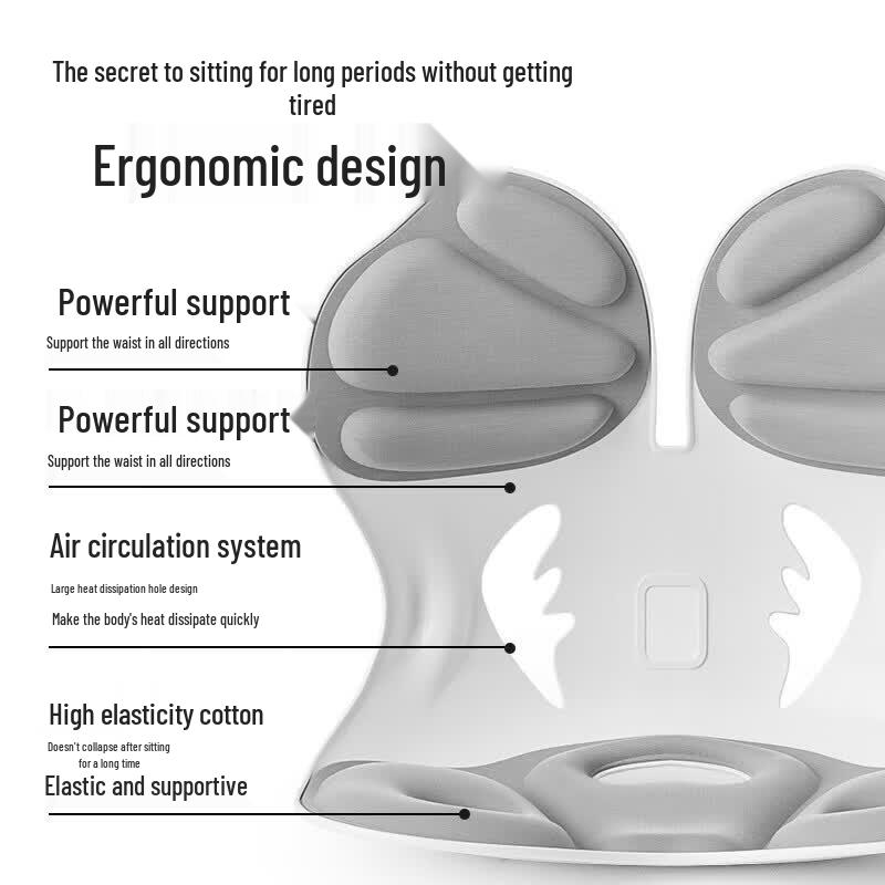 Hongtai Ergonomic Butterfly Lumbar Support Seat Cushion