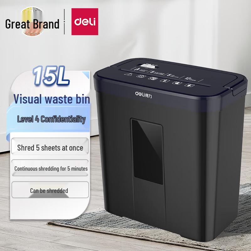 

Deli 9939C Paper Shredder CN plug (adapter included)