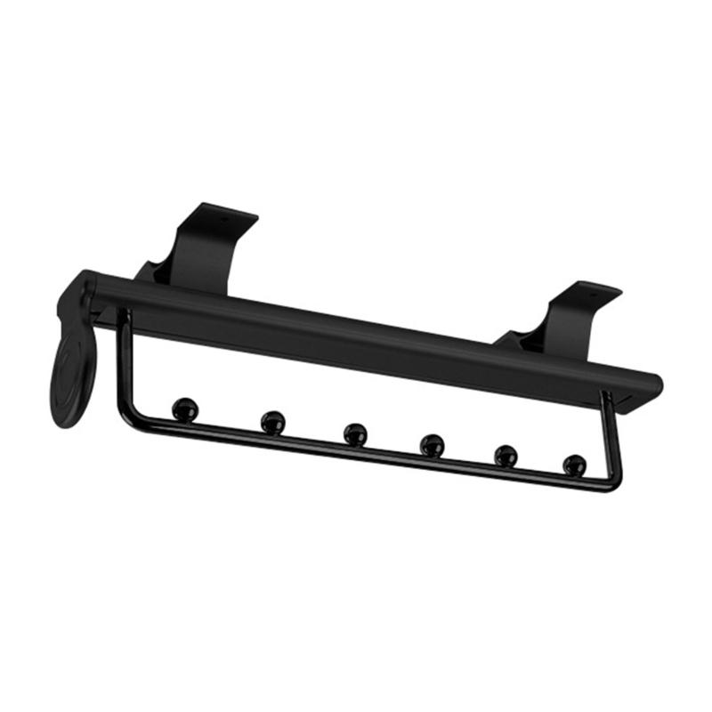 Telescopic Clothes Hanger Clothes Rack Storage Device for Wardrobe Vertical and Longitudinal Rod Clothes Hanging Rod