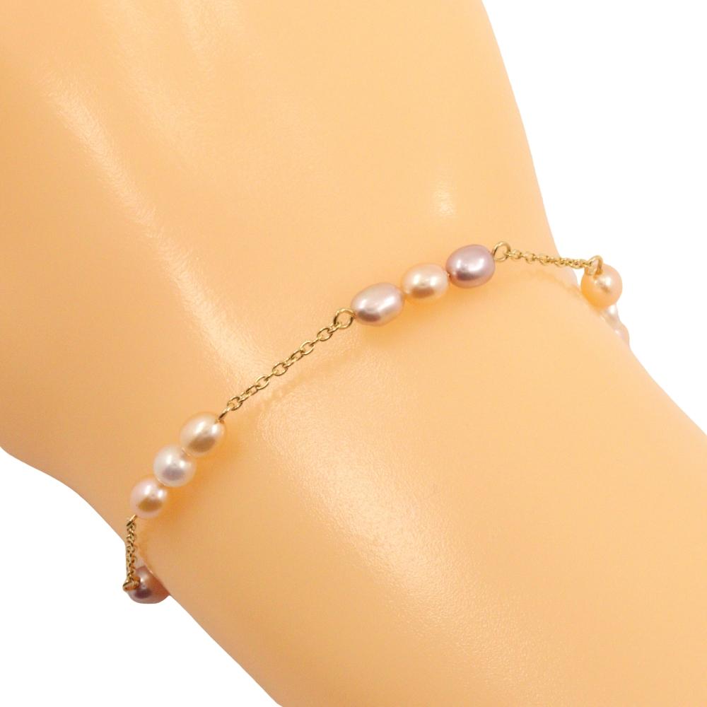 

TASAKI Freshwater pearl Bracelet K18 yellow gold/Pearl 2.7g Women Used
