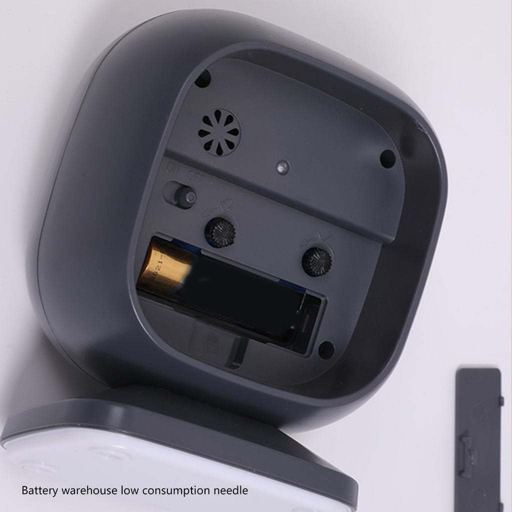 Leiser Wecker für Kinder mit arabischen Ziffern Modern Minimalistisch Batteriebetrieben Tischuhr für Studentengeschenk