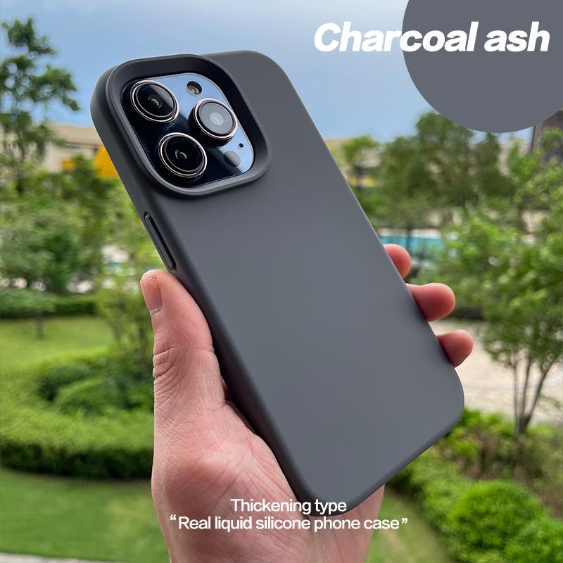 

Для Apple Силіконовий чохол для Iphone 15 14 13 Pro Max Plus Захисний бампер для об’єктива камери для Iphone 11 X XR XS М’який протиударний чохол із ТПУ For iPhone 13 Pro