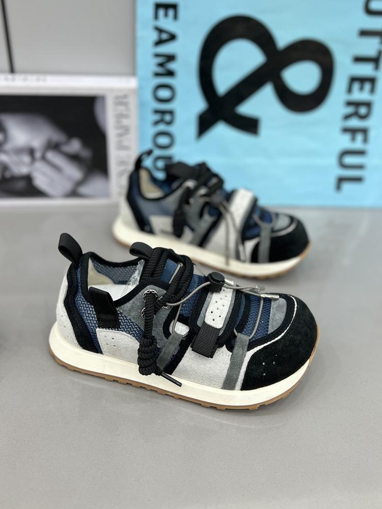 

Big head and thick sole Forrest Gump shoes women s summer new mesh breathable sports and leisure shoes retro 40 чёрный