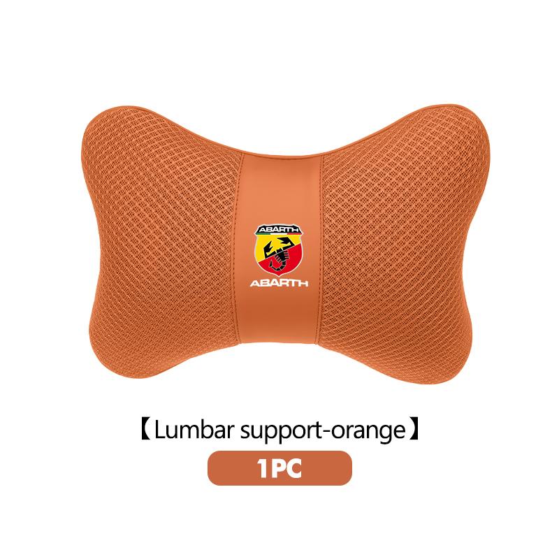 Car Headrest Lumbar Support Neck Pillow Lumbar Support Cushion For Abarth Freemont Strada 500x Grande Punto Ducato Stilo Palio