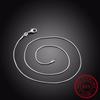 New Arrivals 925 Sterling Silver 16 -24 Inchs Snake Chains Necklaces Pendant For Women Fashion Sterling -Silver -Jewelry