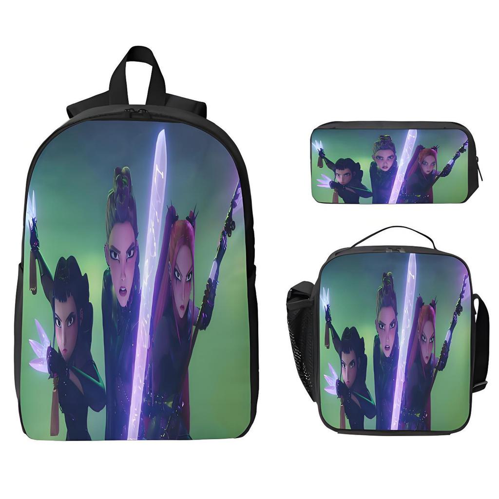 Cartoon Printing Casual Shoulder Bag Junior High School Students Large Capacity Backpacks
