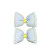 Colorful Cotton Bow Hair Clip - DIY Fabric Hair Ornament Accessory