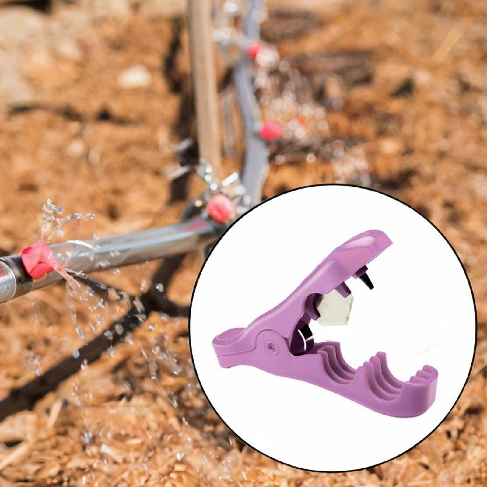 

2 in 1 Drip Irrigation Tubing Hole Punch Hose Cutter,Sturdy,Labor Saving,Utility Gardening Supplies