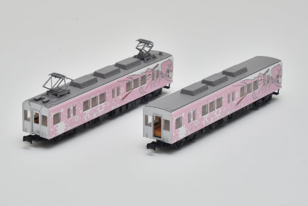 Railway Collection Iron Collection Iga Railway 200 Series 202 Formation Ninja Train Pink Set C Diorama Supplies 2-Car