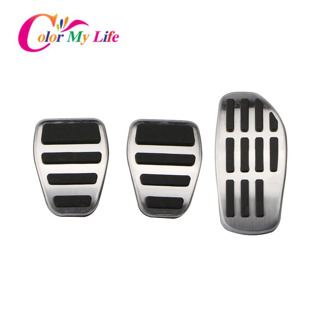 Color My Life Car Pedals AT Pedal Cover for Renault Koleos Samsung QM6 2017 - 2022 Kadjar 2016 - 2022 Auto Parts