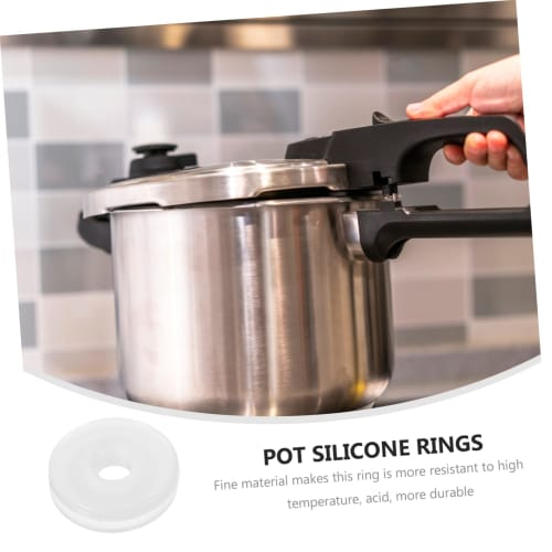 CAXUSD 12-Piece Pressure Cooker Accessories, Pot Lid Gaskets, Pressure King Pro Parts, Pressure Cooker Valve Gaskets, Pressure Cooker Parts, Silicone