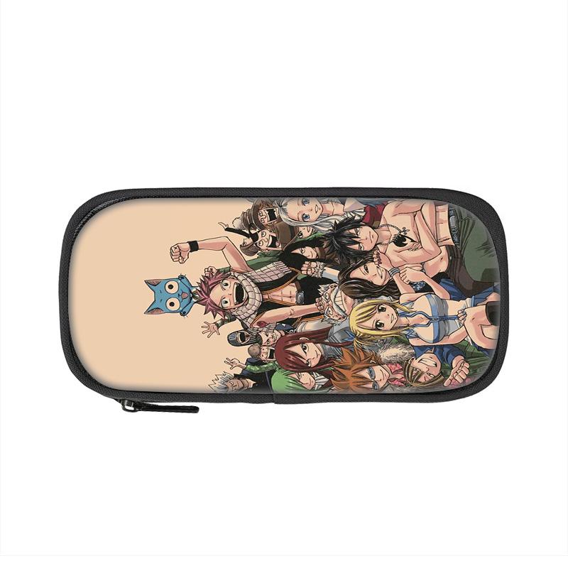 Fairy Tail Pencil Case Pen Bag Boys and Girls Best Gift Stationery Sport Travel Women's Makeup Bag