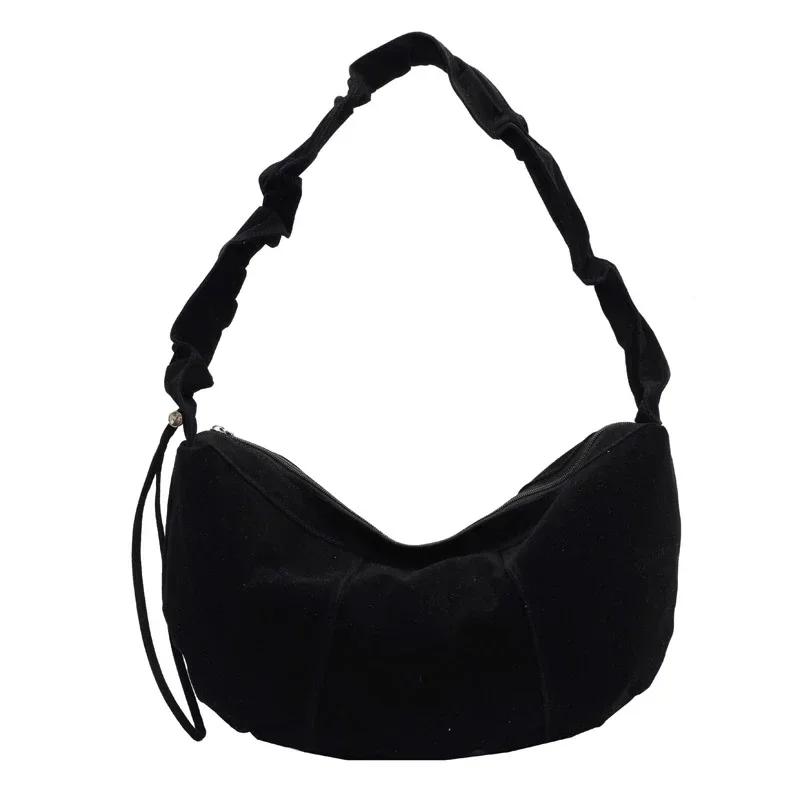 

Однотонная женская сумка через плечо сумка через плечо нейлоновая молния милая универсальная мягкая простая модная высокое качество