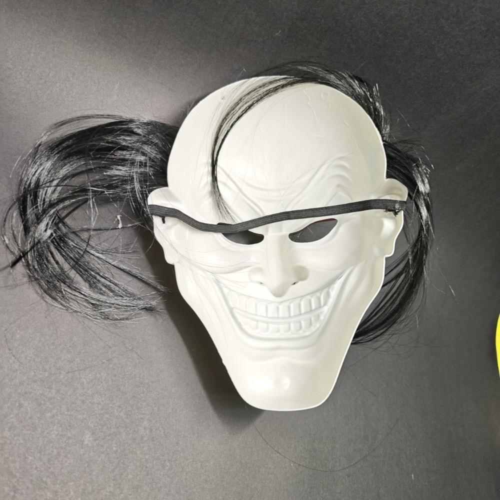 Spooky Halloween Mask Smile Face Terrifying Cosplay Mask Party Gift Full Face Mask  Male Female