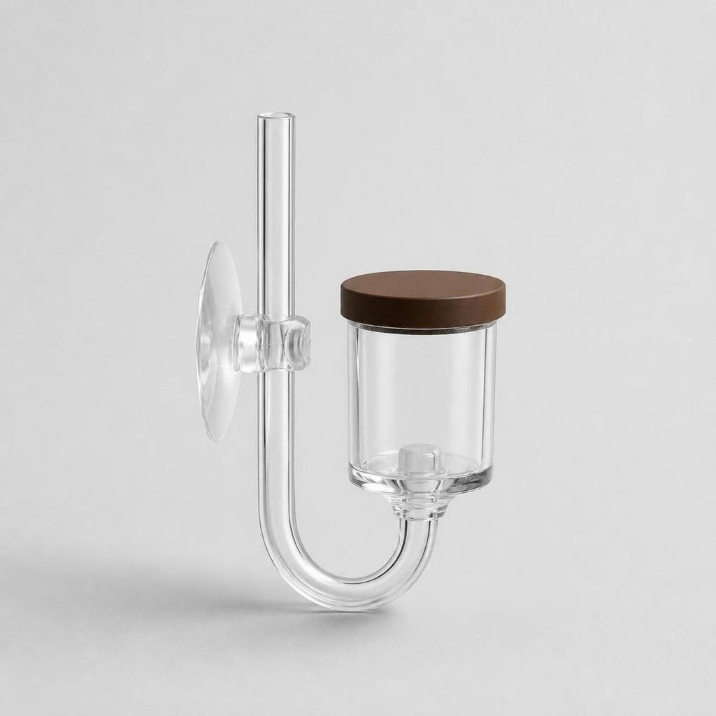 Compact Acrylic CO2 Dispersion Unit with Bubble Counter for Aquarists, Aquatic