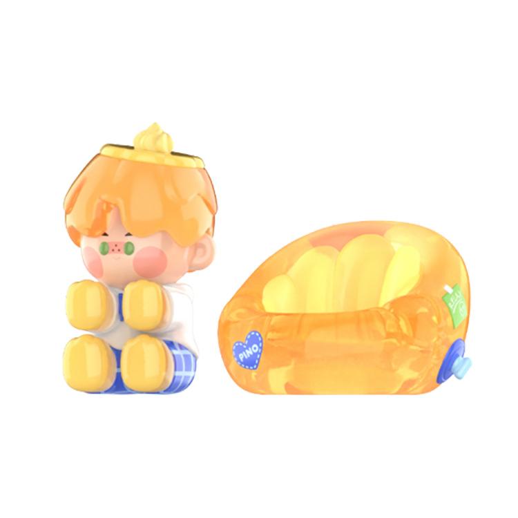 New POP MART PINO JELLY Orange Jelly Holiday Hang Tag Box PPMT-2309-0085