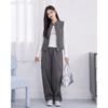 IEF Women's 3-Piece Vest, T-Shirt & Wide-Leg Pants Set