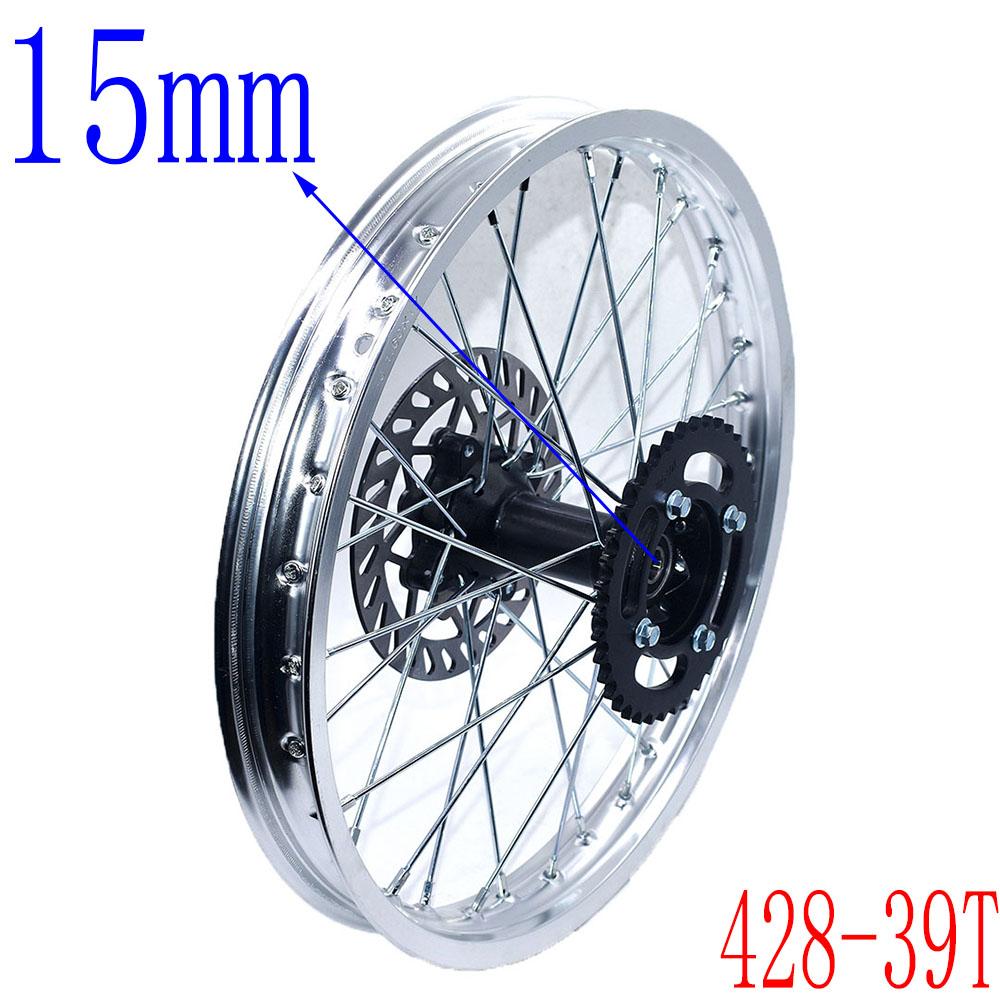 Rear Rims Aluminum Alloy Circle Of 17" Wheel 1.60 X 17" Inch with Disc Brake Sprocket for KLX CRF Kayo Apollo BSE Dirt Pit Bike
