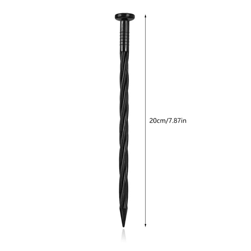30Pcs Canopies Stakes Plastic Tent Peg Nails Yard Lawn Peg Landscape Edgings Stakes for Fixings Tent Tarps Awnings