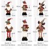 1pc/3pcs, Christmas Dolls Tree Decor New Year Ornament Reindeer Snowman Santa Claus Standing Doll Navidad Decoration Merry Chris