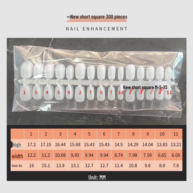 

Ultra-Thin Frosted Seamless Full Cover Wearable Nails - Special Sizes, No-Filing Required