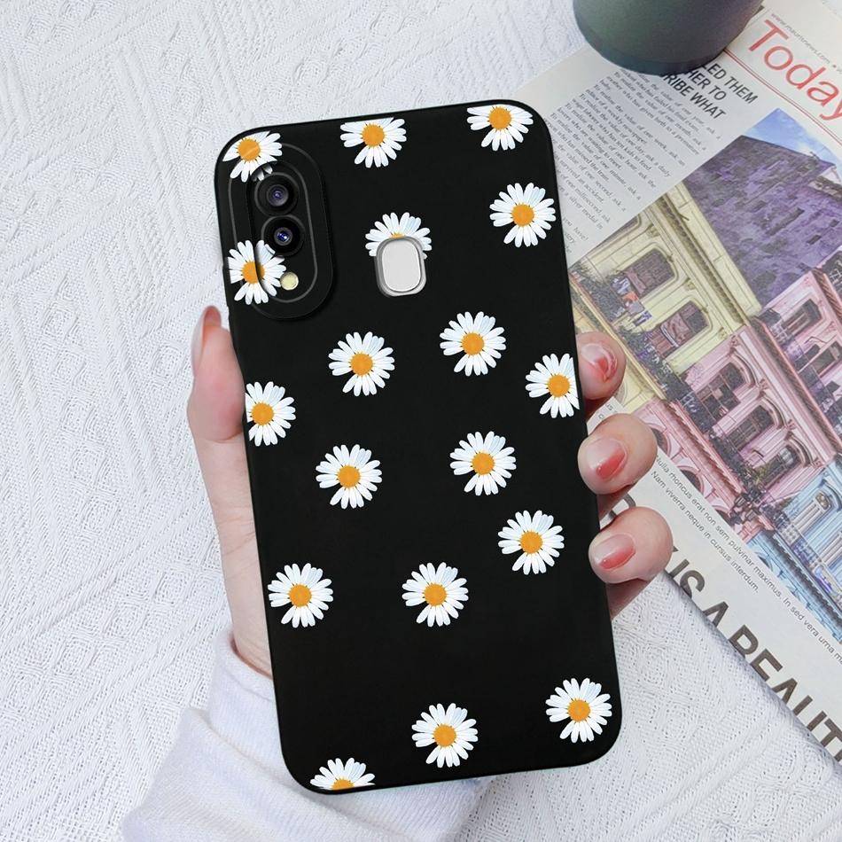 Case For Samsung Galaxy A30 A30S Artistic Style Soft Smooth Liquid Silicone Camera Protective Back Cover For Samsung A30S Funda